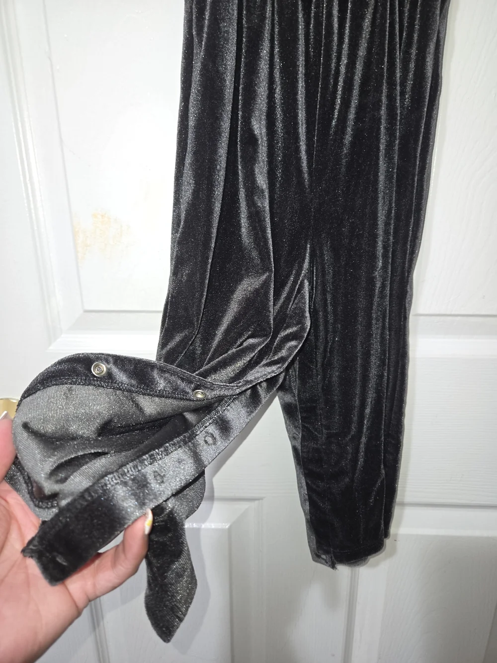 Old Navy Black Velvet Kids One-Piece Bodysuit